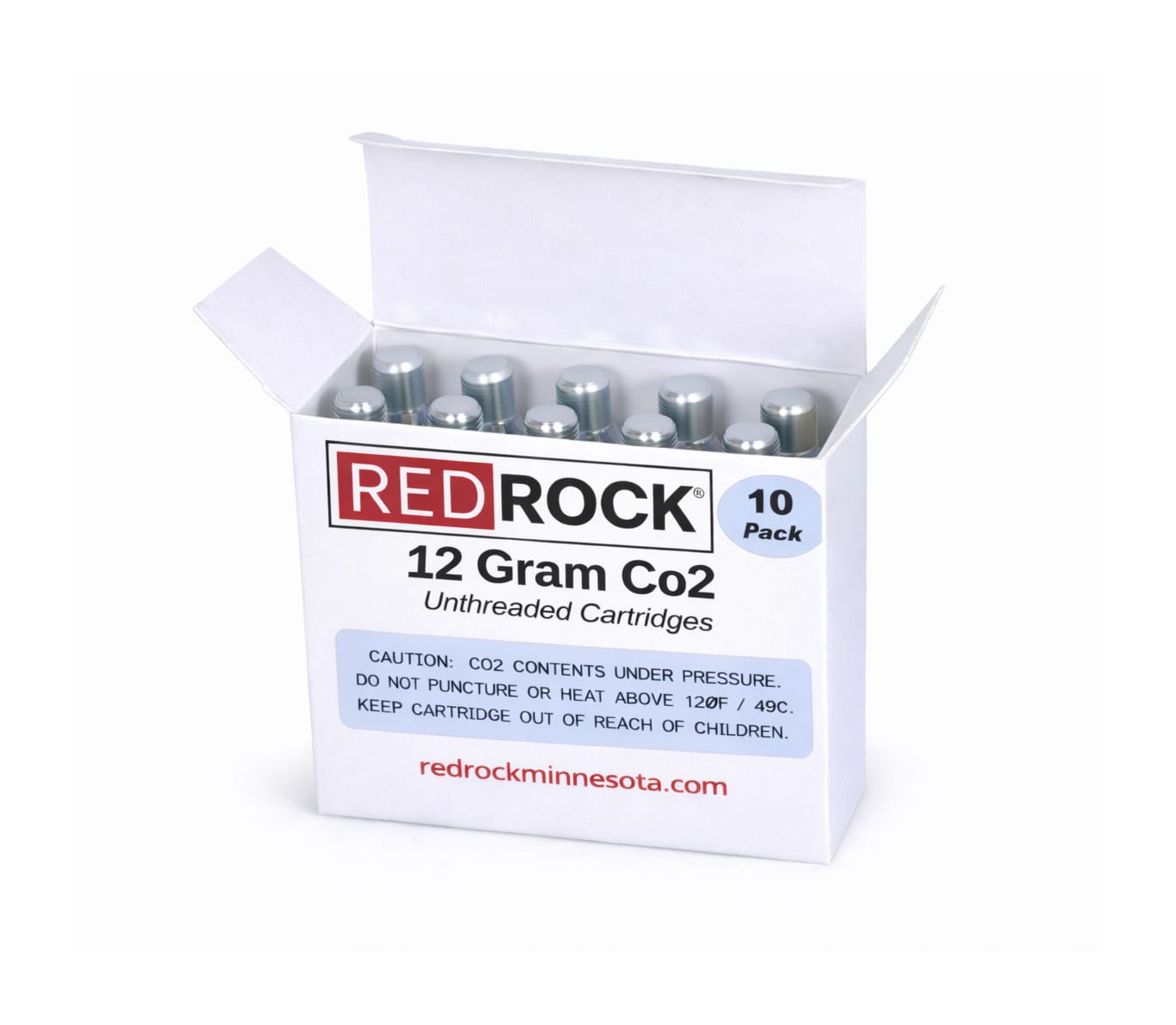 RedRock 12g Unthreaded CO2 Cartridges — Industrial